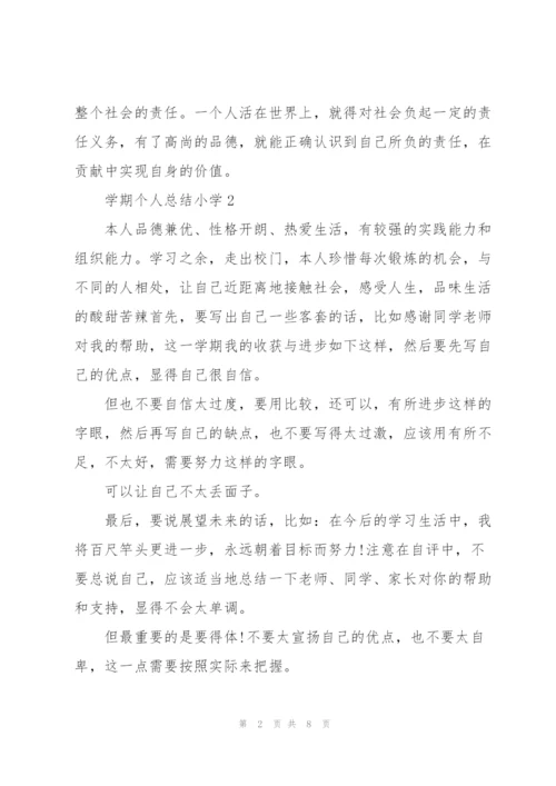 学期个人总结小学5篇.docx