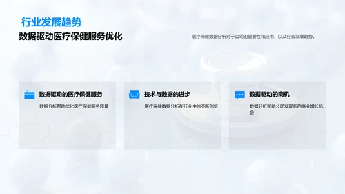 医疗数据月度总汇PPT模板