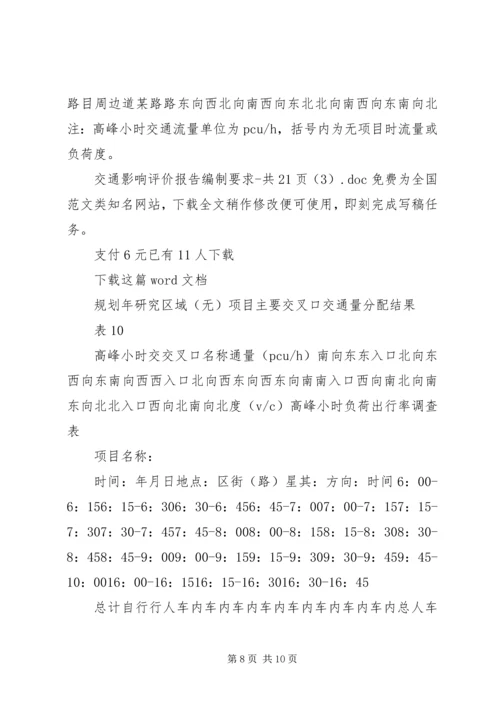 交通影响评价报告编制要求共21页.docx