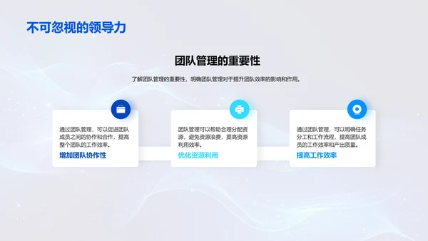 办公效率与团队管理PPT模板