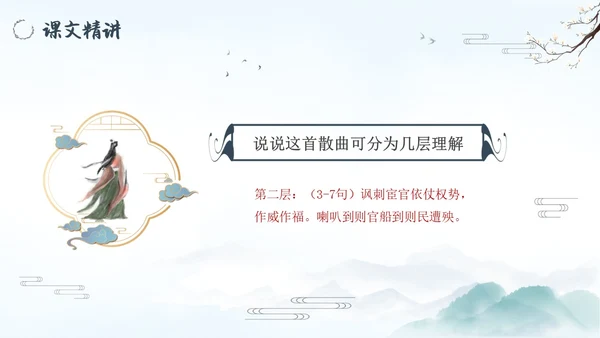 朝天子咏喇叭水墨语文课件PPT语文九年级下册