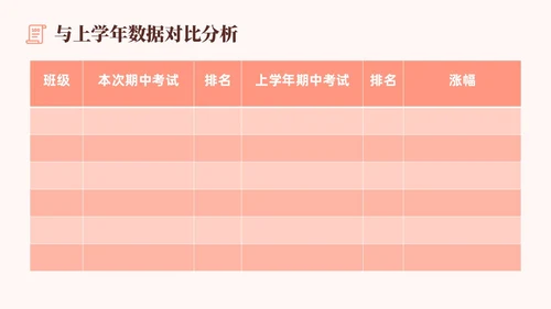 粉色插画风创意形状书本教师成绩分析会成绩质量分析