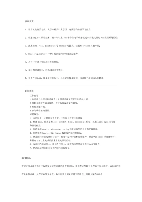 2023年高级程序员职位描述.docx