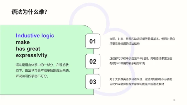 黄色插画卡通初中英语教案PPT