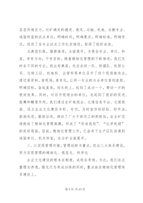 煤矿精细化管理工作经验.docx