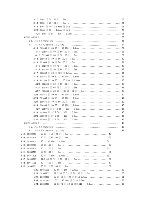 PCB线路板常用阻抗设计及叠层结构