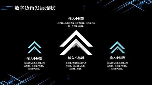 数字货币现状及发展方向通用PPT模板