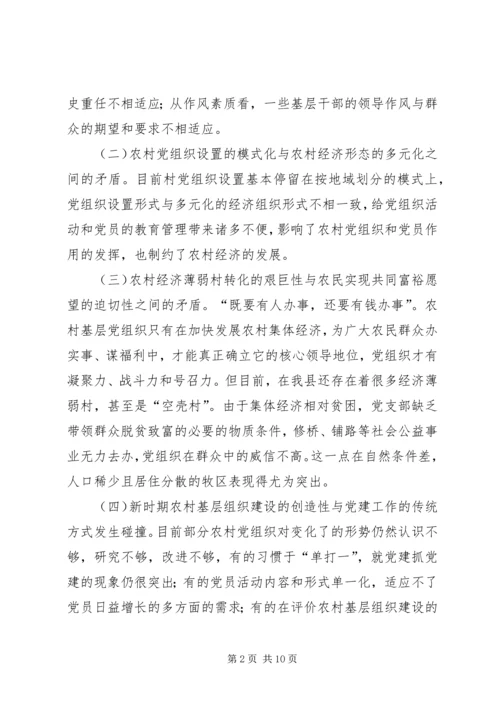 关于加强农村基层组织建设的思考 (4).docx