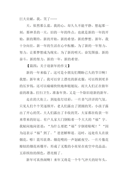 有关迎新年的作文.docx