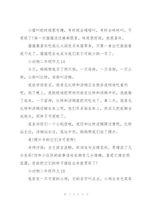 小动物二年级作文16篇.docx