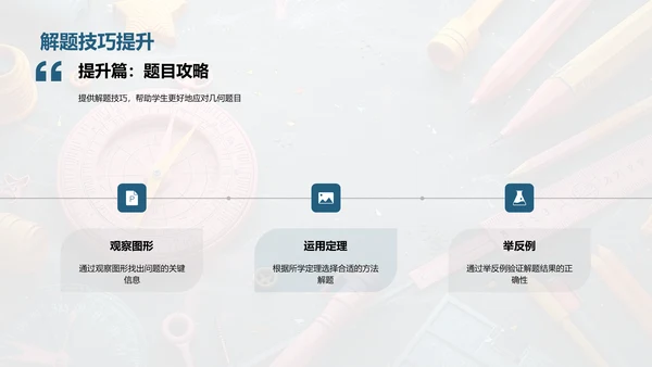 初三几何知识讲座PPT模板