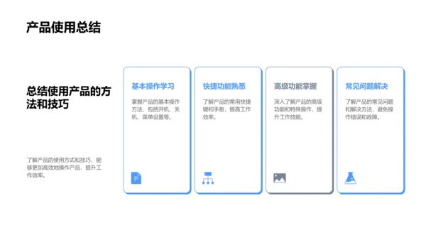 产品知识及应用PPT模板