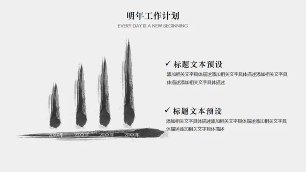 年终梦想年终汇报中国风通用PPT模板