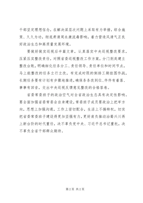 巡视整改专题民主生活会发言稿 (2).docx