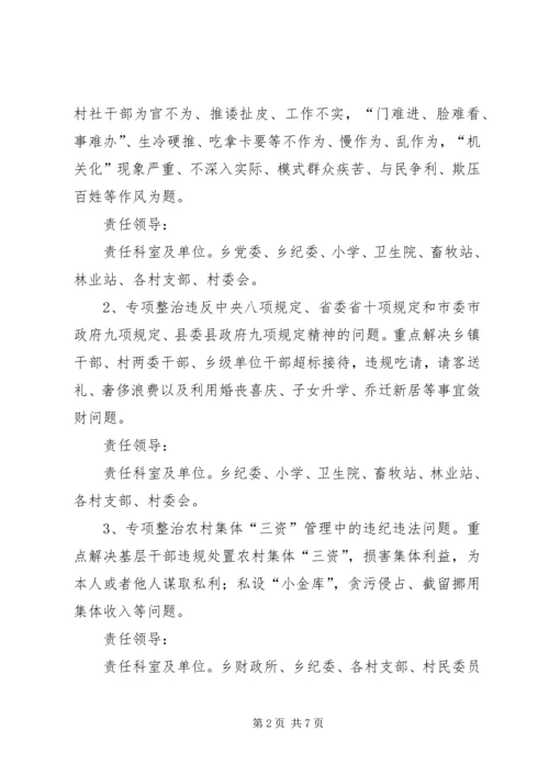 群众身边的“四风”和腐败问题解决方案.docx