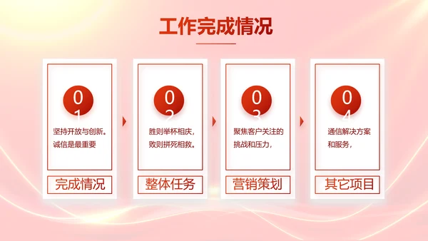 红色励志征途漫漫年度工作计划PPT
