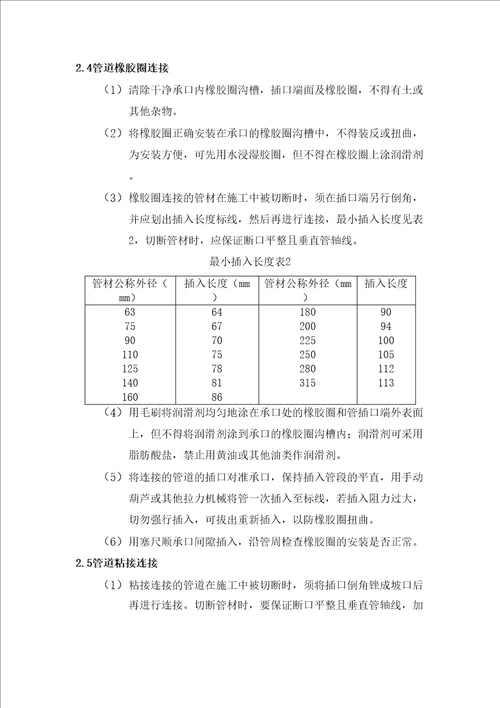 PVC建筑给水管安装施工工艺