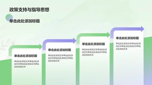 绿色小清新大学生社会实践PPT模板