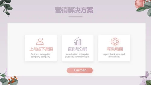 手绘小清新年述职报告汇报计划PPT