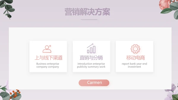 手绘小清新年述职报告汇报计划PPT