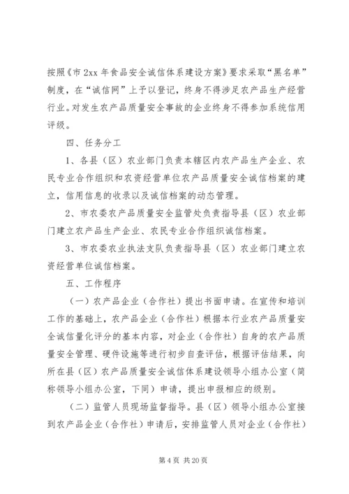 诚信体系建设方案(万能) (3).docx