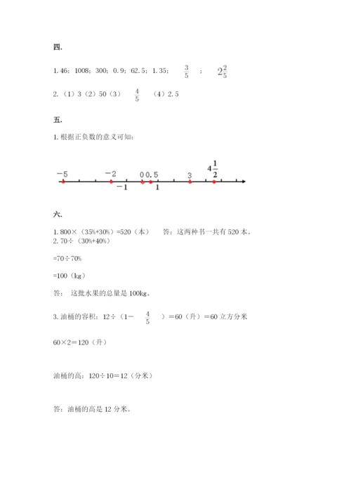 最新人教版小升初数学模拟试卷附答案ab卷.docx