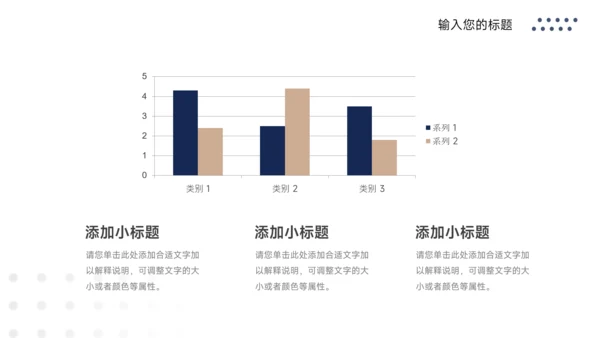 蓝金高端人资行政工作汇报PPT模板