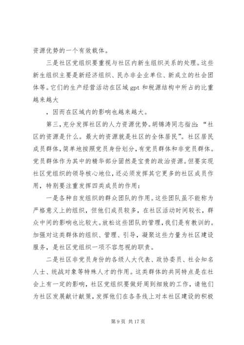 社区党建调研分析.docx