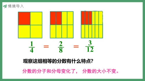 新人教版数学五年级下册4.10  分数的基本性质课件 (共28张PPT)