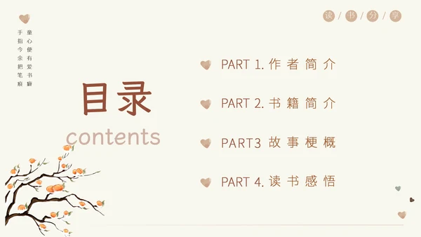 清新复古阅读读书分享模板