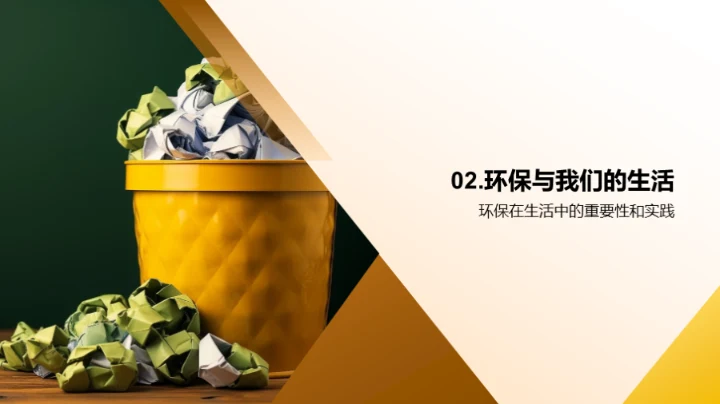 环保生活，责任所在