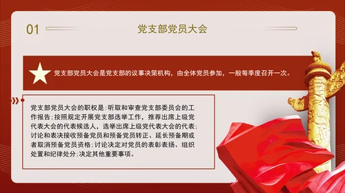 2024党支部标准化规范化“三会一课”制度党课ppt