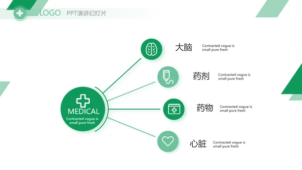 极简医疗临床护理教学总结动态PPT模板