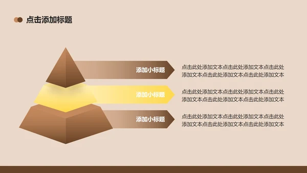 棕黄色几何商务风创新创业计划书PPT模板