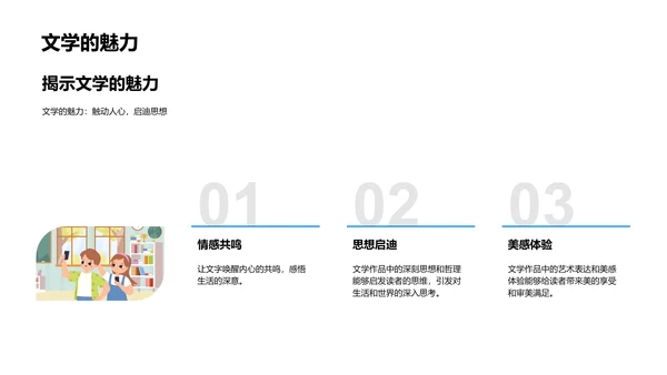 文学与社会的交互PPT模板