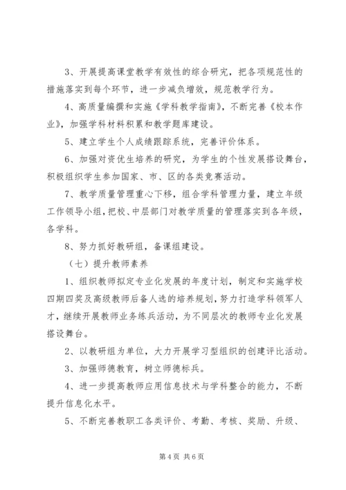 波扬民办中学学年工作计划要点.docx