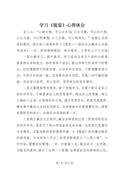 学习《镜鉴》心得体会 (2).docx