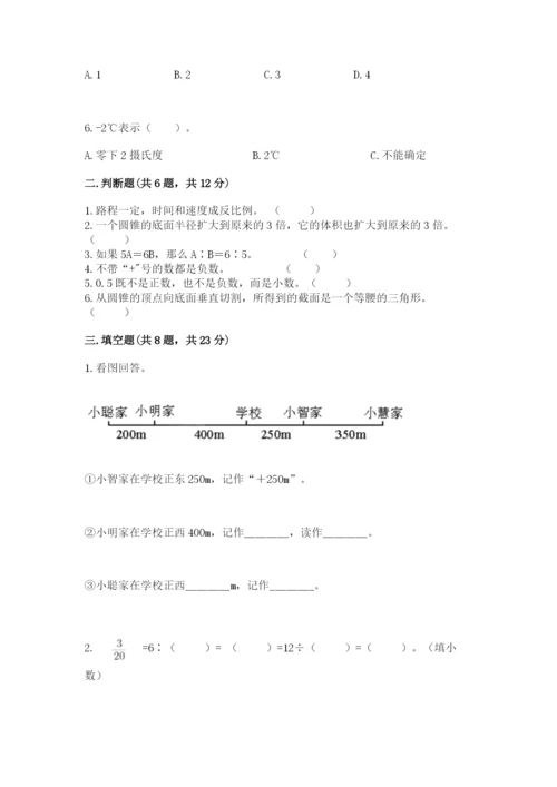 北师大版六年级下册数学期末测试卷及完整答案【全国通用】.docx