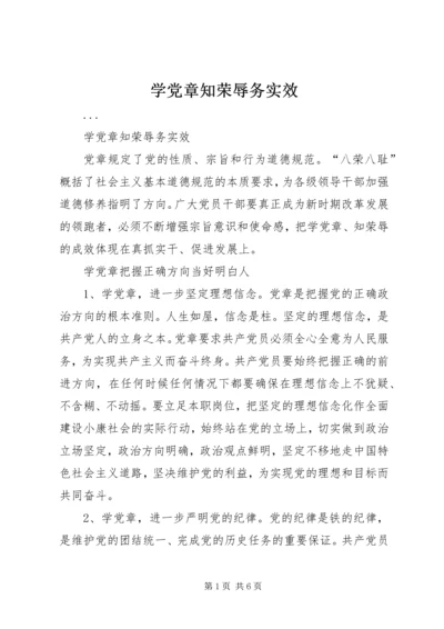 学党章知荣辱务实效 (3).docx