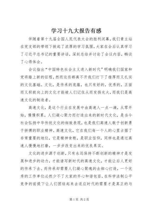 学习十九大报告有感 (4).docx