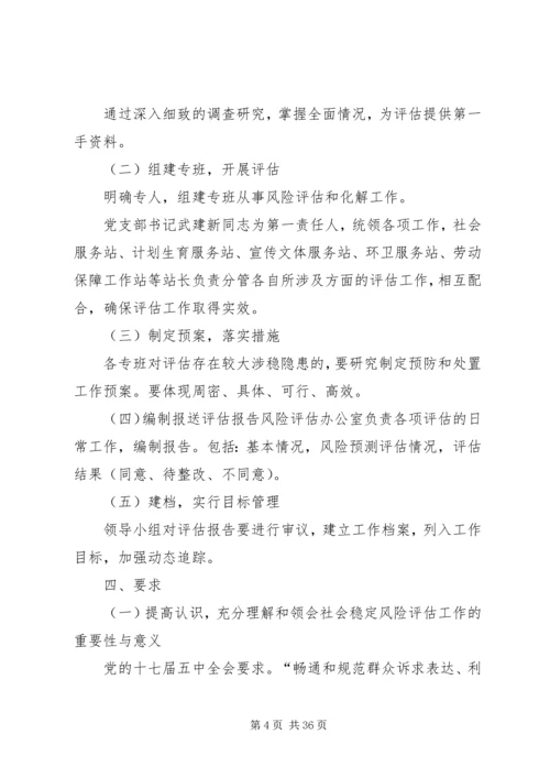重大事项社会稳定风险评估实施方案范文.docx