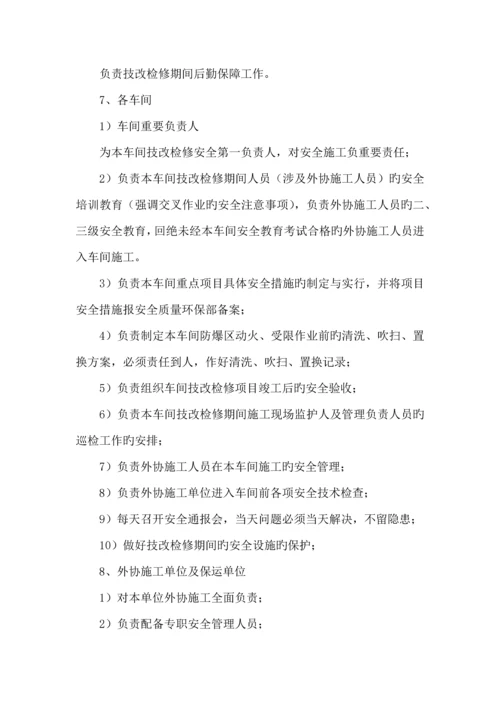 检修安全管理专题方案.docx