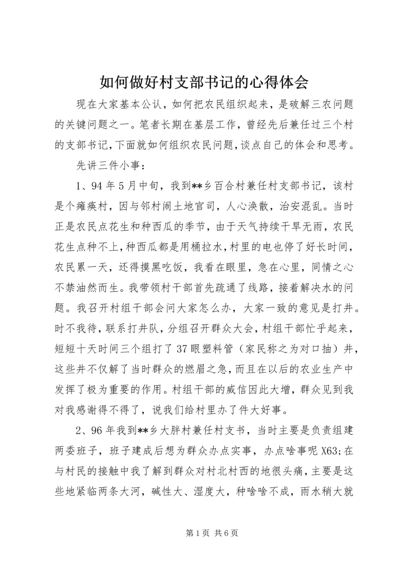 如何做好村支部书记的心得体会 (2).docx