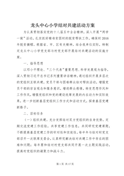 龙头中心小学结对共建活动方案.docx