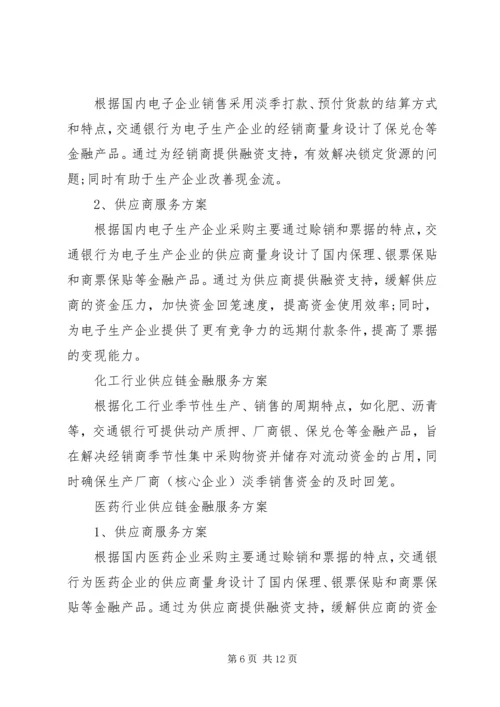 金融服务方案范文.docx