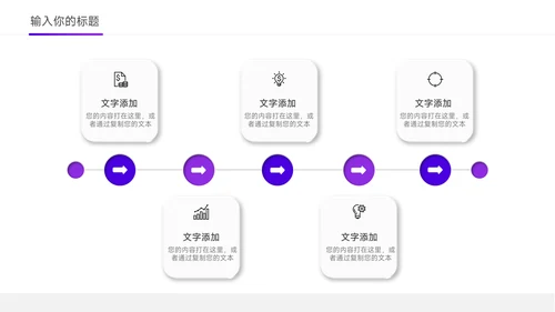 紫色极简稳重岗位晋升陈述PPT模板