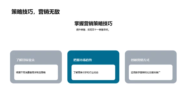 双十一保健品营销攻略