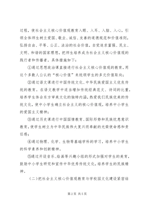 培育和践行社会主义核心价值观情况汇报 (5).docx