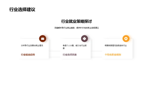 就业深造双向选择