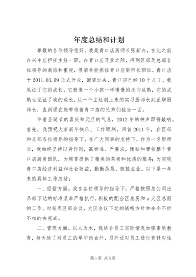 年度总结和计划.docx